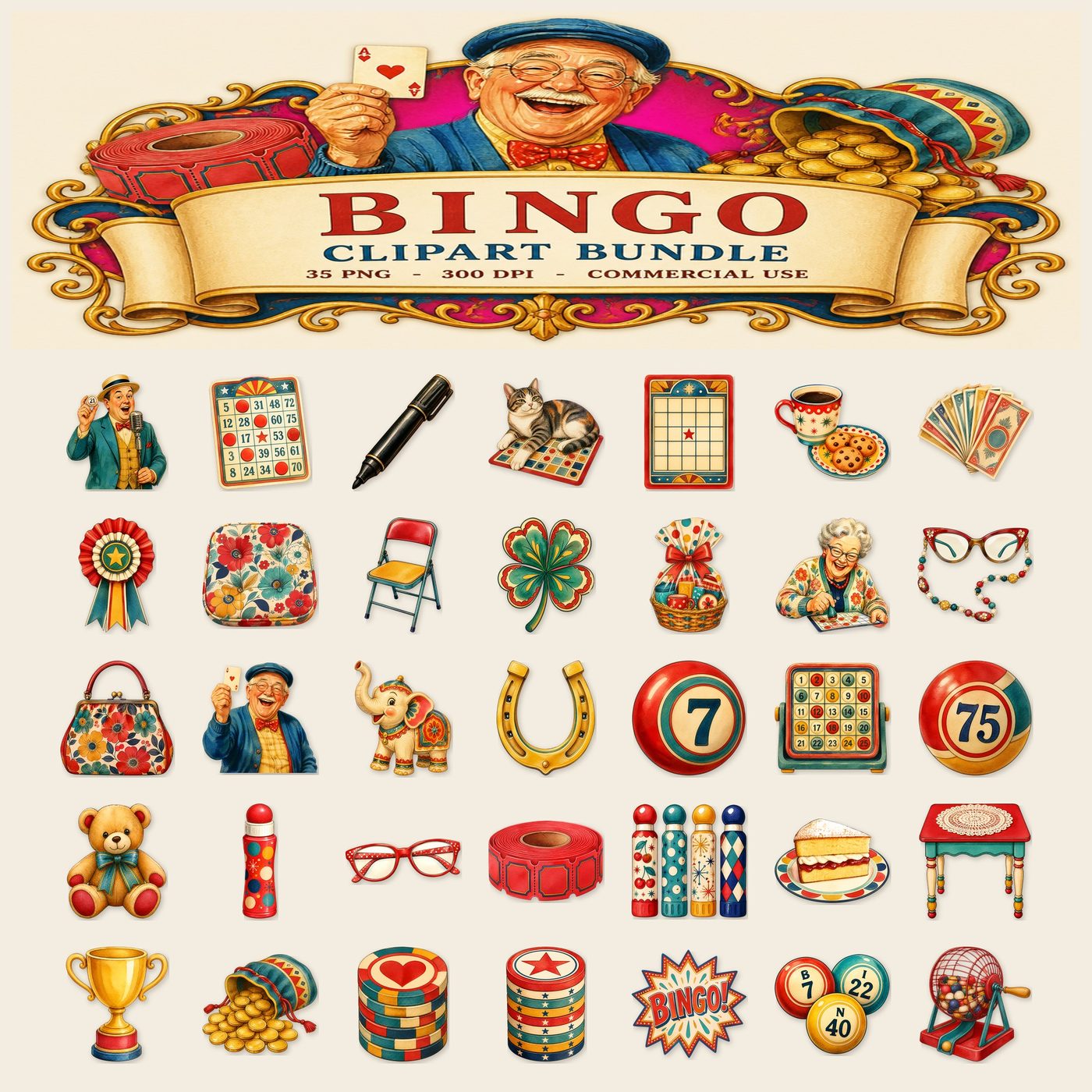 Bingo — Full set
