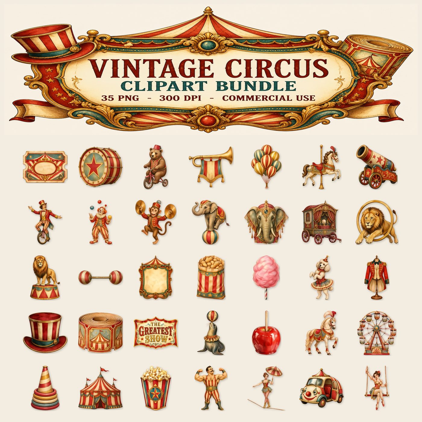 Vintage Circus — Full set
