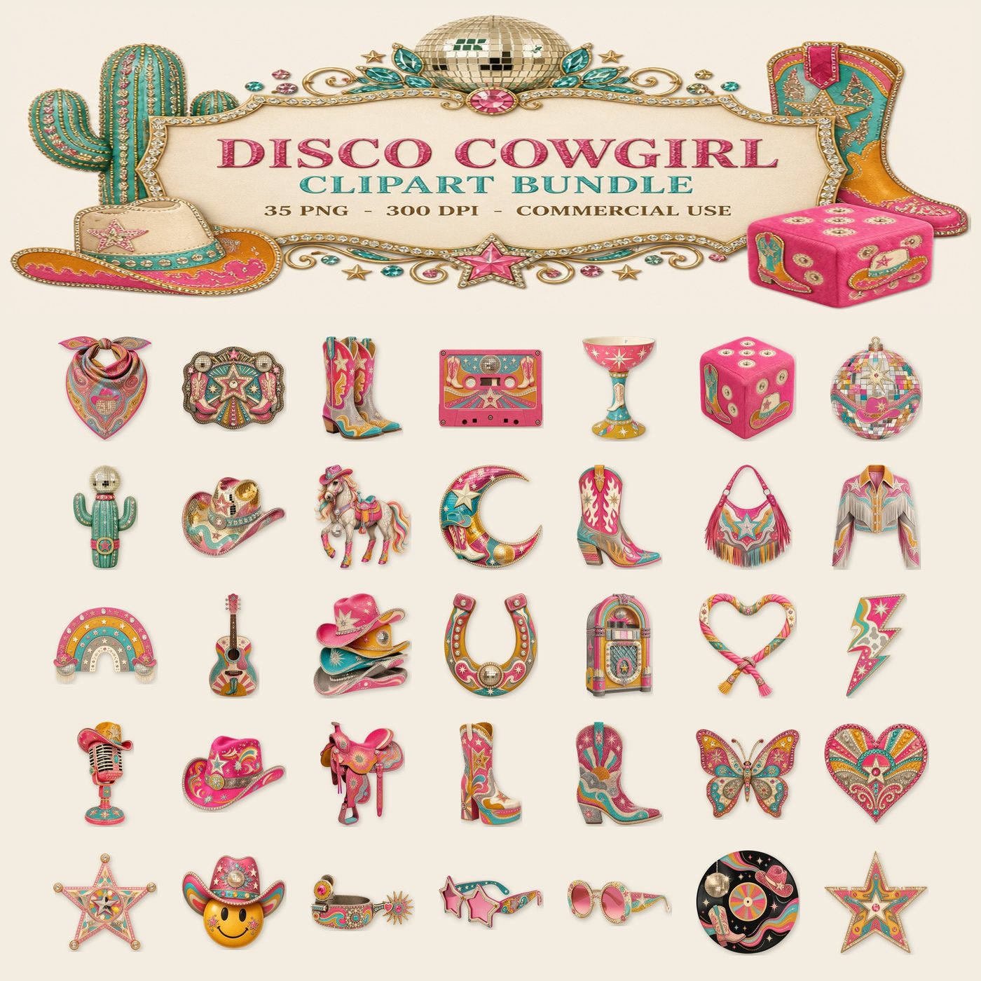 Disco Cowgirl — Full set