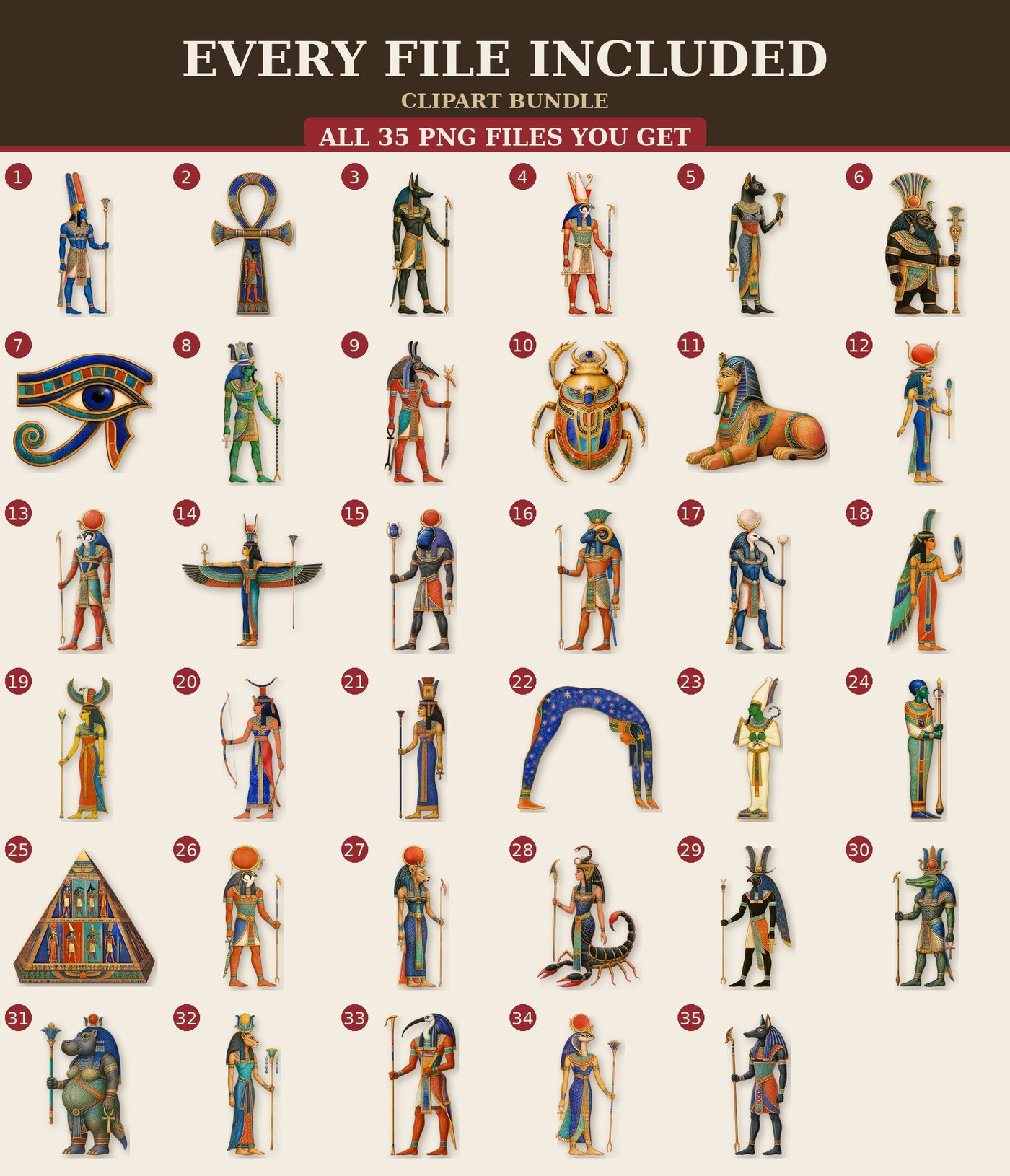 Egyptian Gods — All files