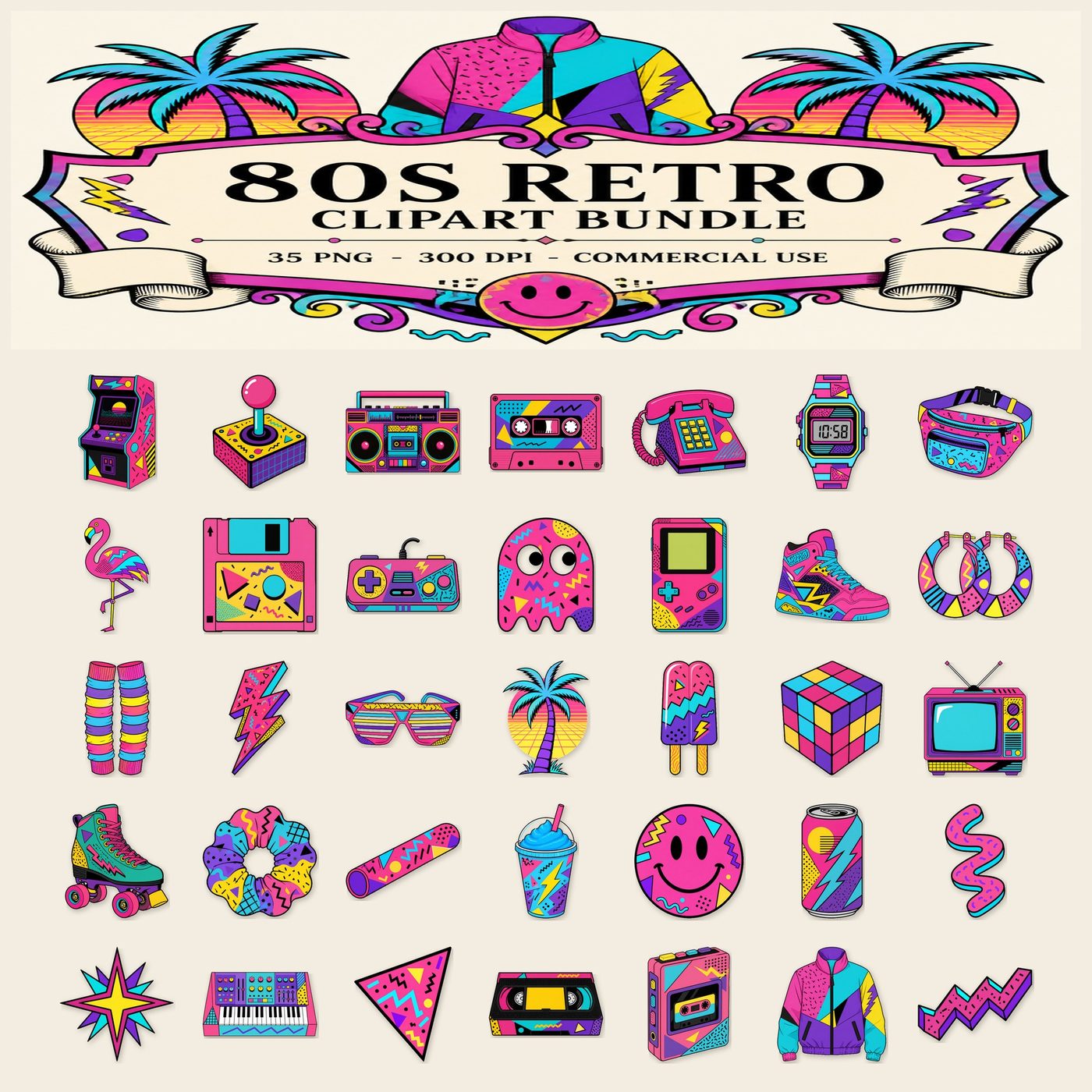 80s Retro — Full set
