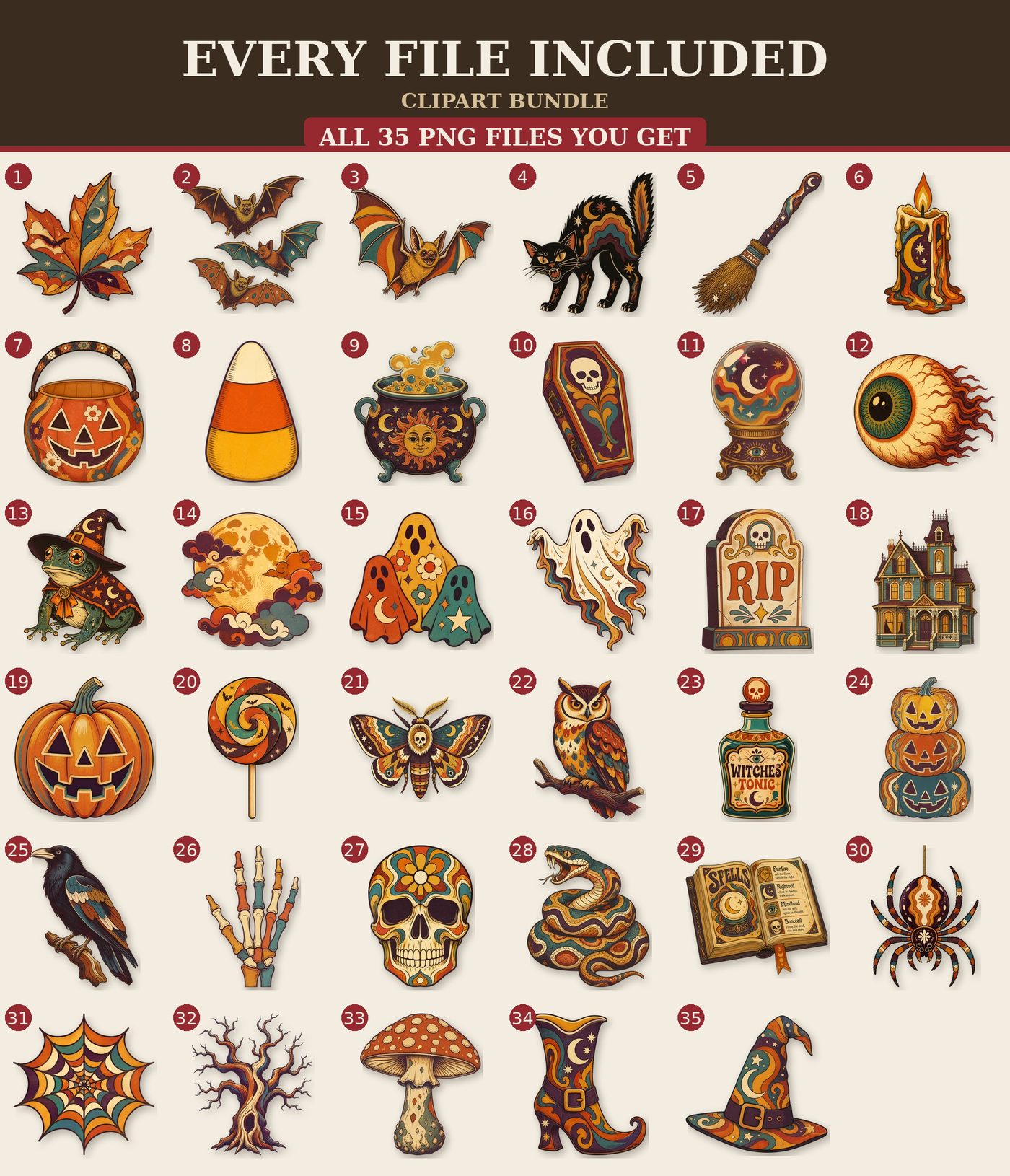 Retro Halloween — All files