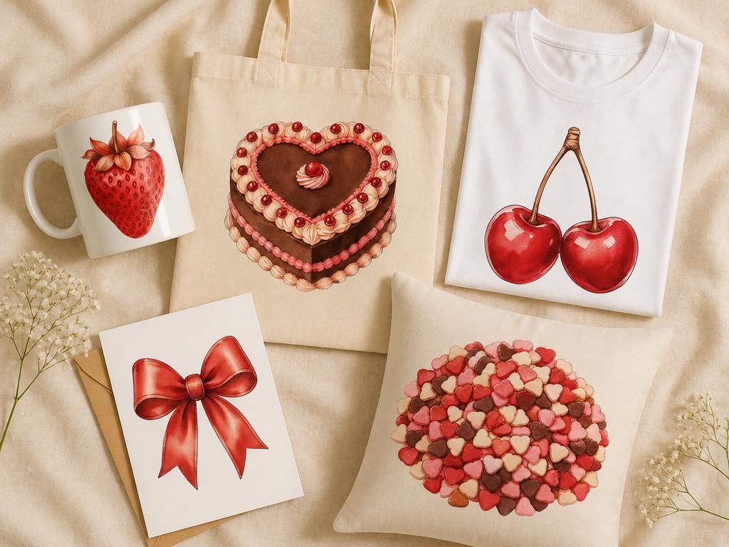 Vintage Heart Cake — In use