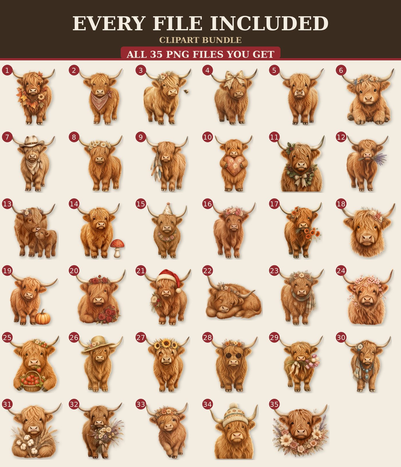 Highland Cow — All files