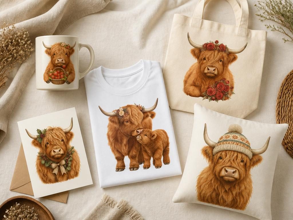 Highland Cow — In use