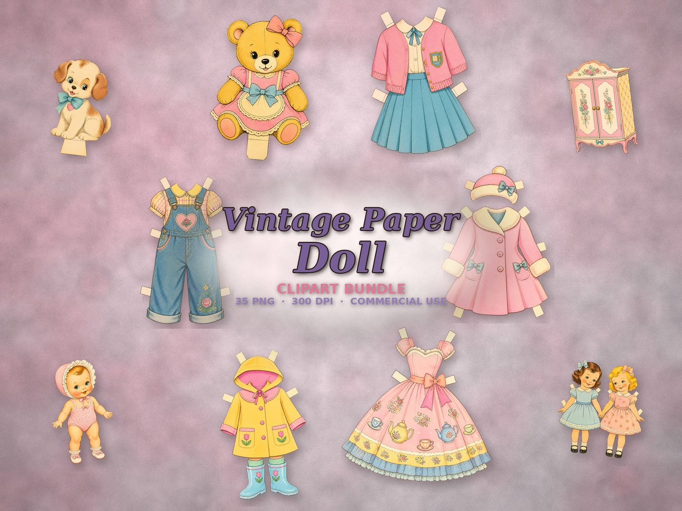 Vintage Paper Doll — Preview