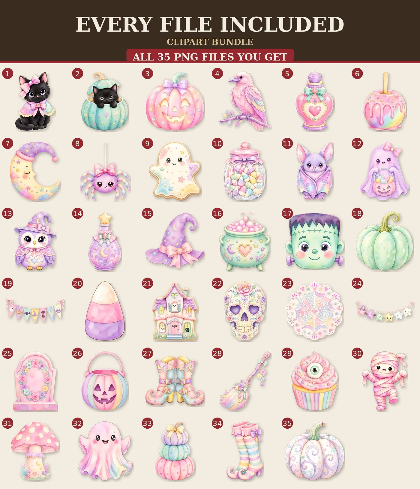 Pastel Halloween — All files