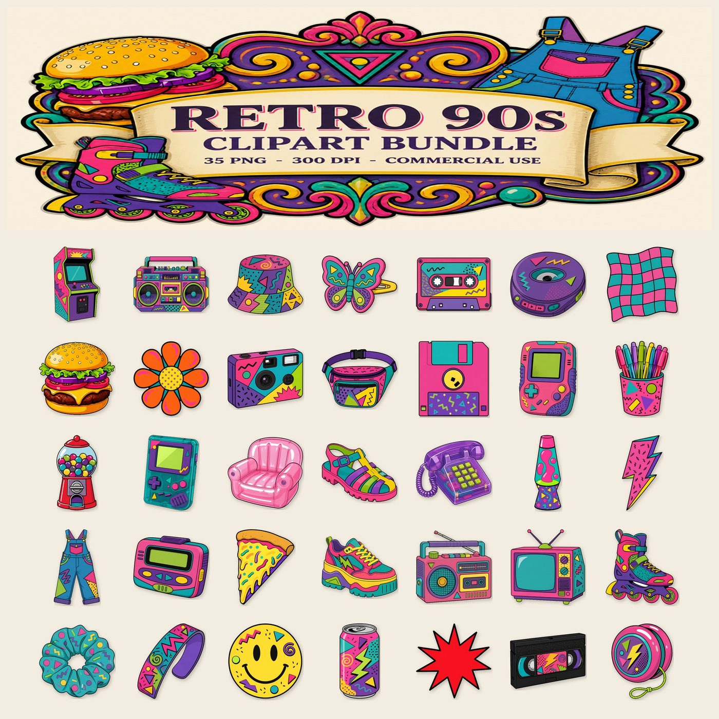 Retro 90s — Full set