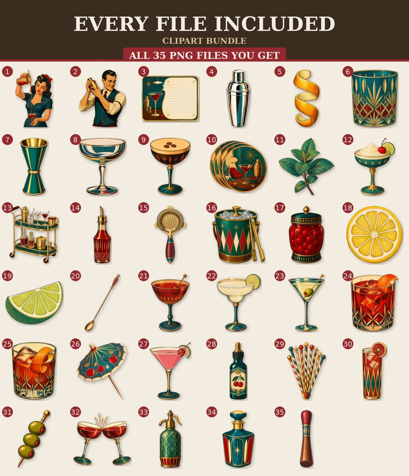 Retro Cocktail — All files