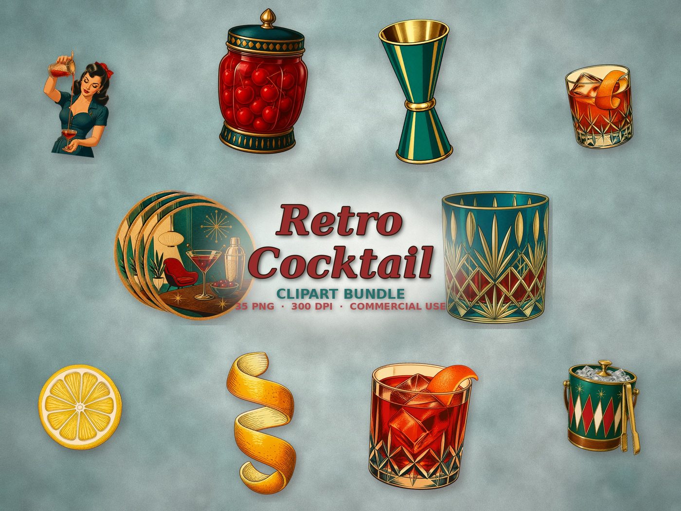 Retro Cocktail — Preview