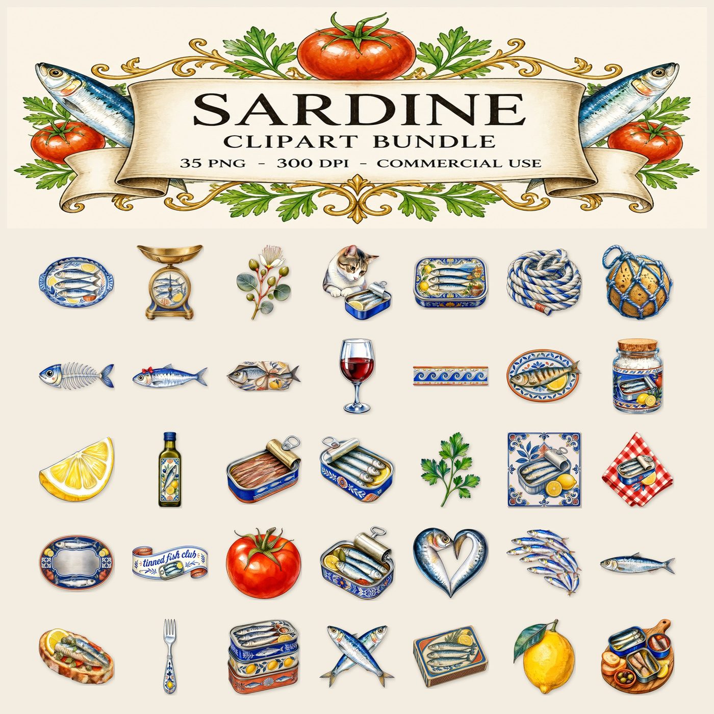 Sardine — Full set