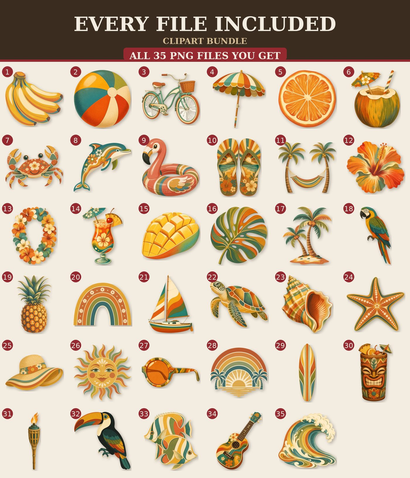 Retro Tropical — All files