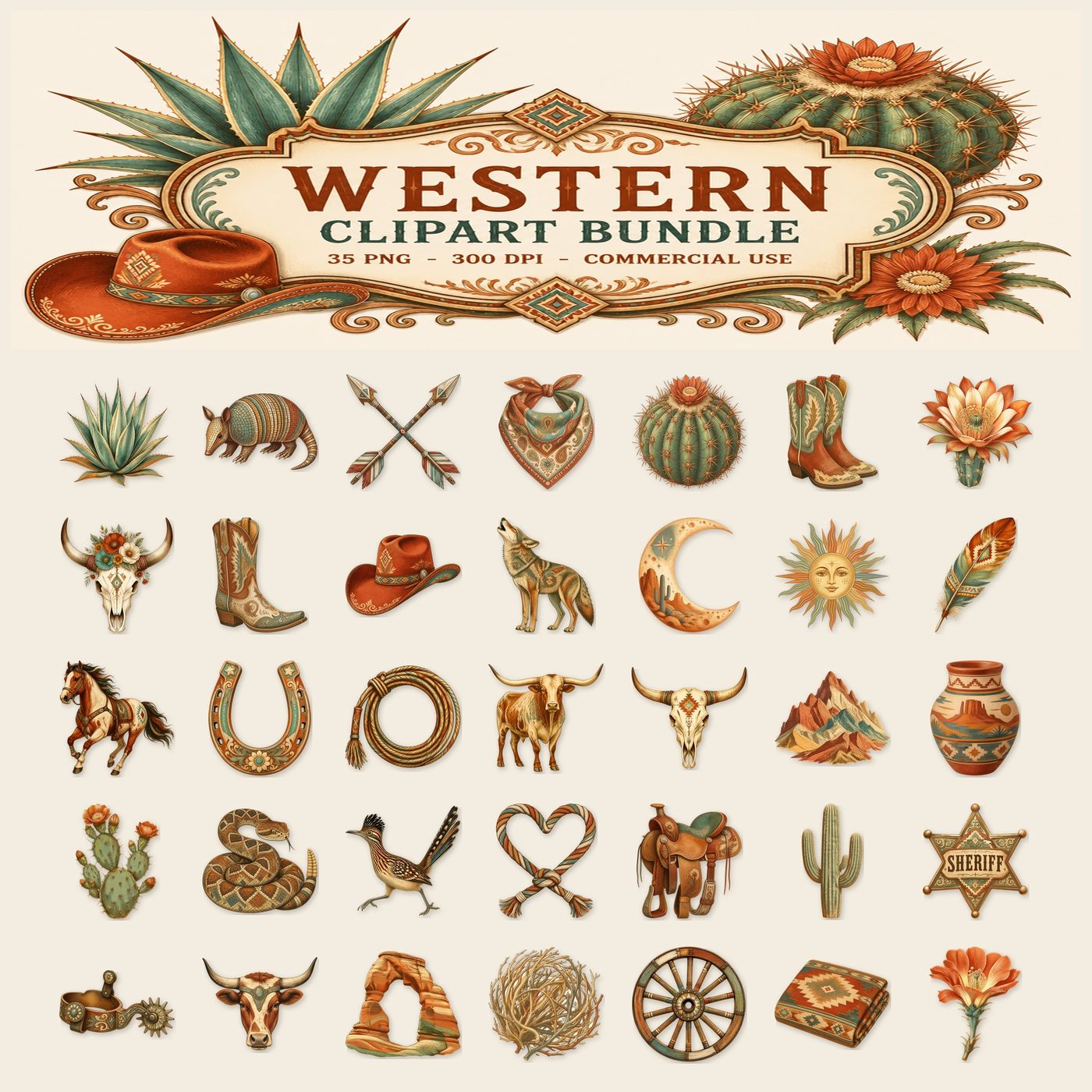 Western — Full set